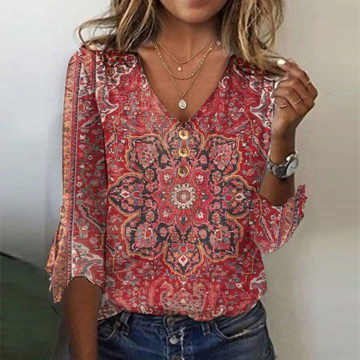 Valerie™ | Vintage Boho Bluse – Für zeitlosen Charme und bohemian Stil