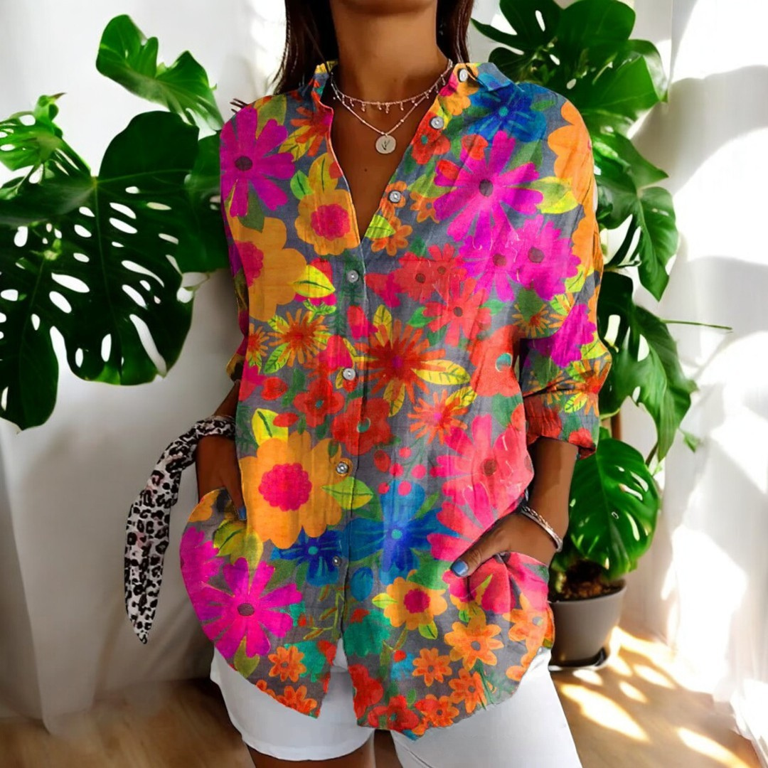 Brooke™ | Blumenbluse – Für zeitlose Eleganz und floralen Charme