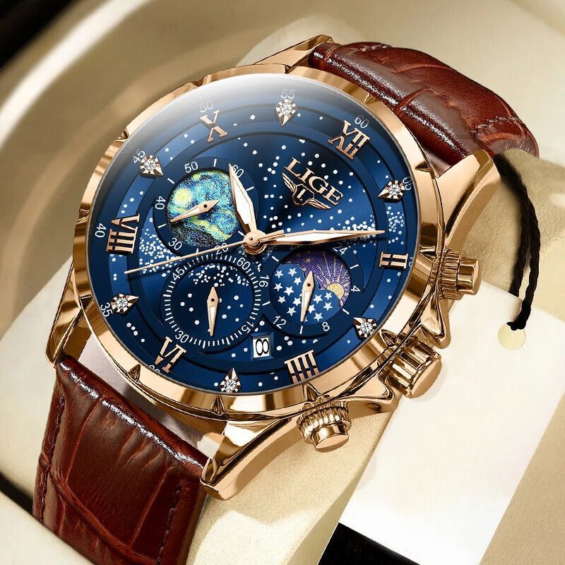 ELEGANTE MONDPHASENUHR