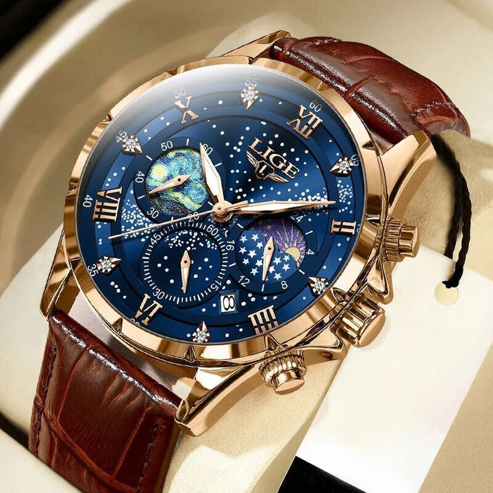 ELEGANTE MONDPHASENUHR