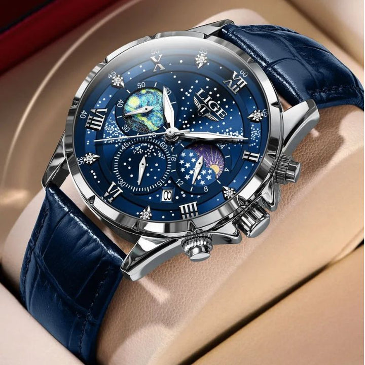 ELEGANTE MONDPHASENUHR