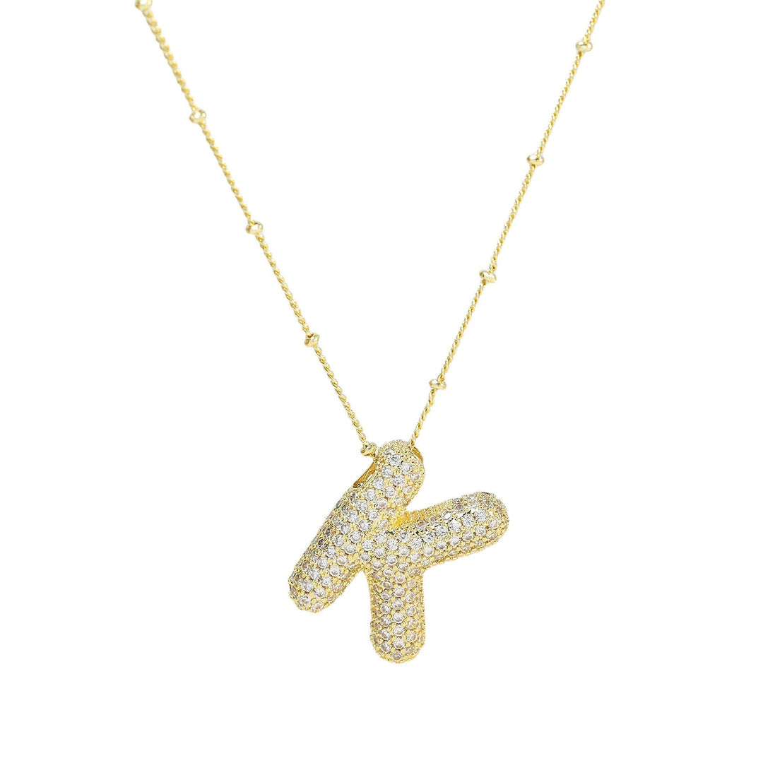 Savannah | Diamond Bubble Letter Halskette