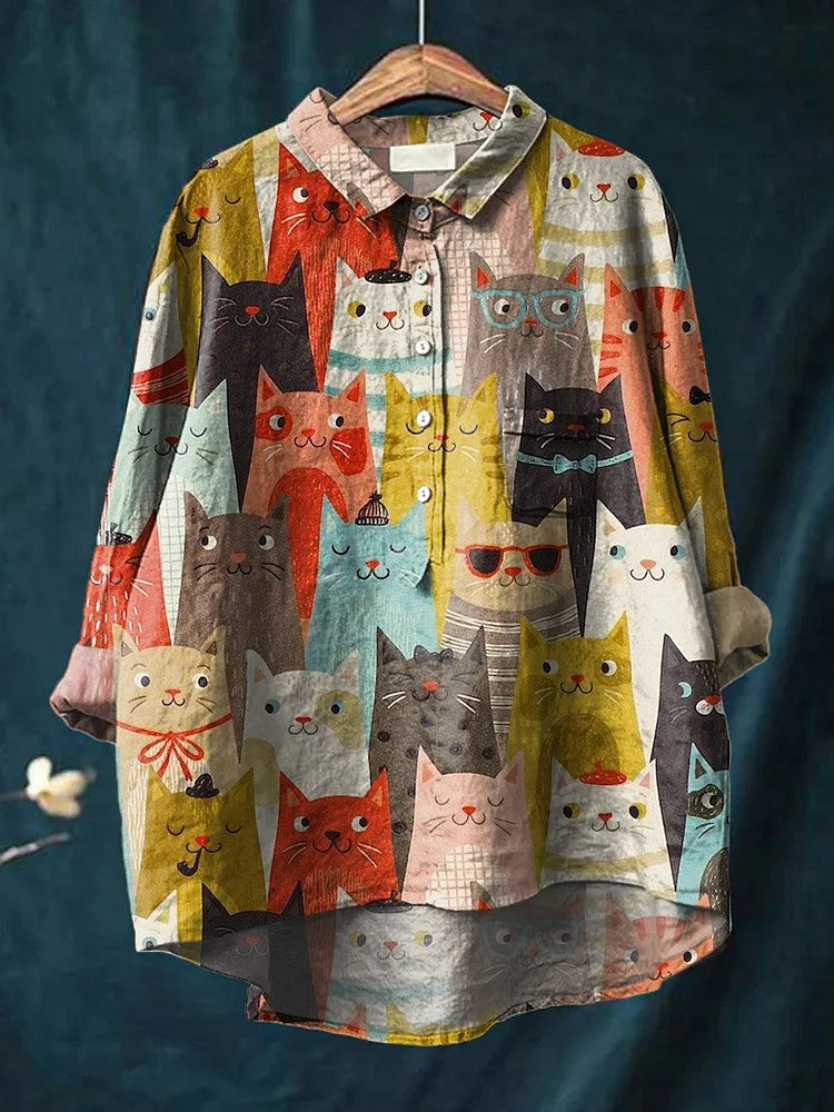 Chloe™ – Stylishes Hunde-Shirt mit Kunst-Print