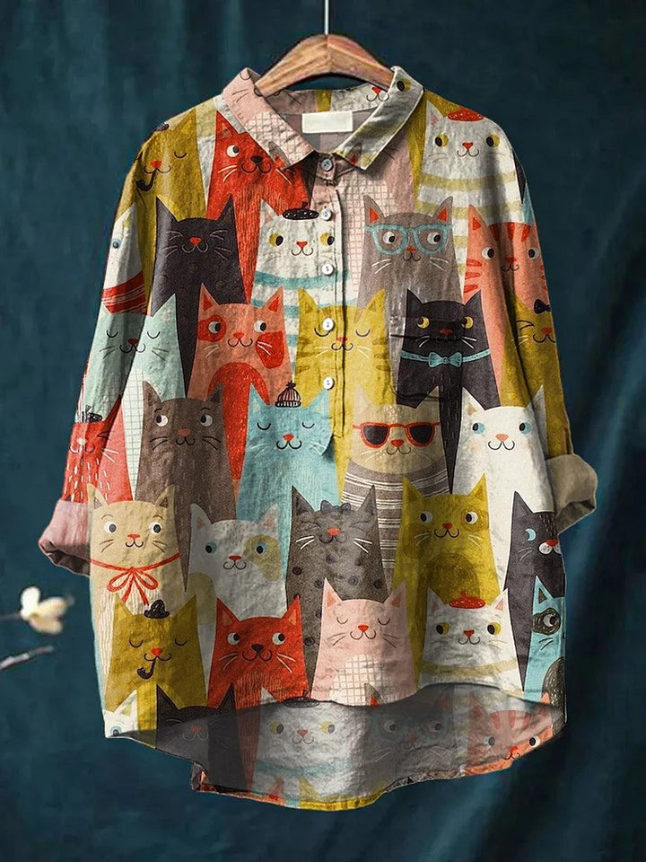 Chloe™ – Stylishes Hunde-Shirt mit Kunst-Print