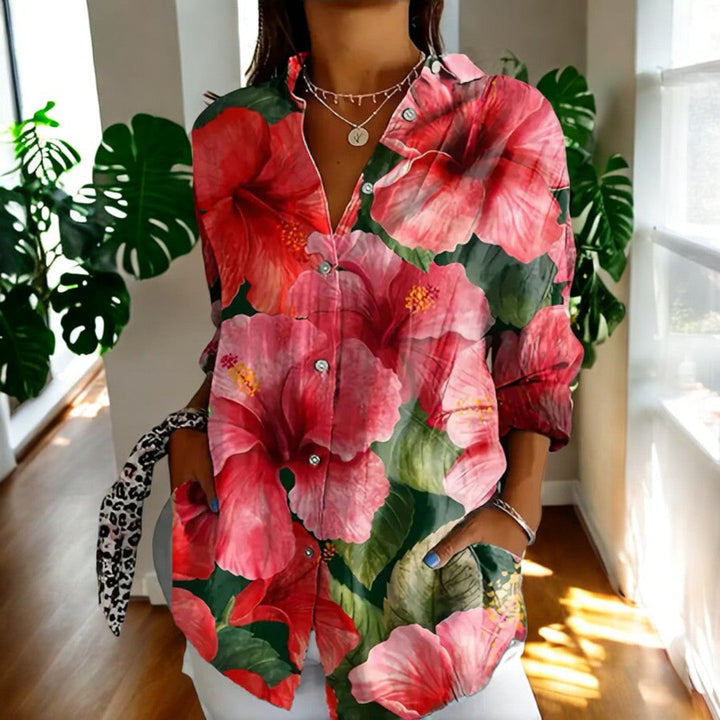 Brooke™ | Blumenbluse – Für zeitlose Eleganz und floralen Charme