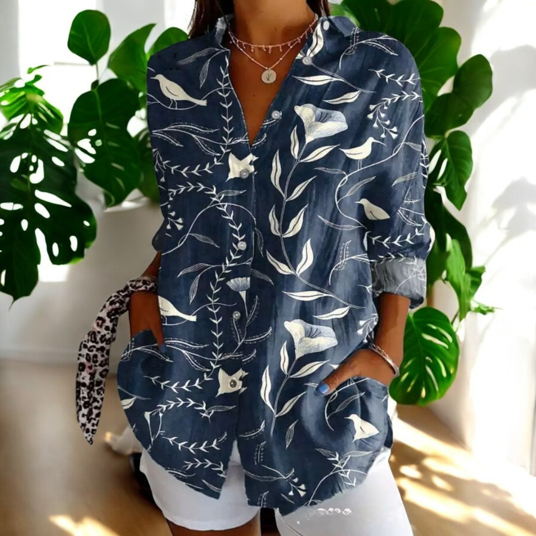 Brooke™ | Blumenbluse – Für zeitlose Eleganz und floralen Charme