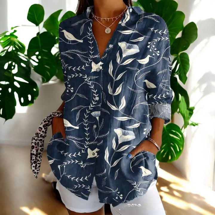 Brooke™ | Blumenbluse – Für zeitlose Eleganz und floralen Charme