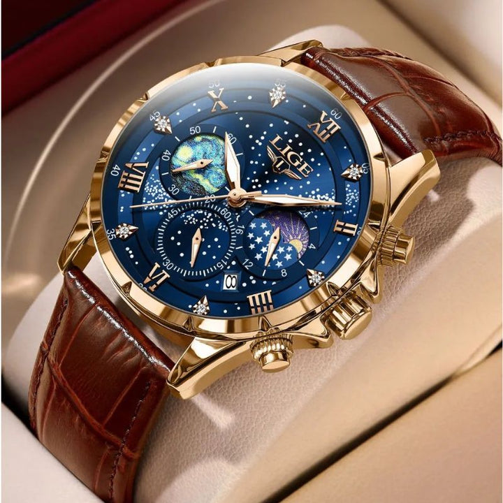 ELEGANTE MONDPHASENUHR