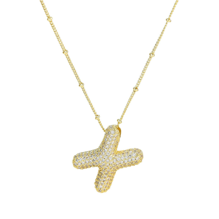 Savannah | Diamond Bubble Letter Halskette