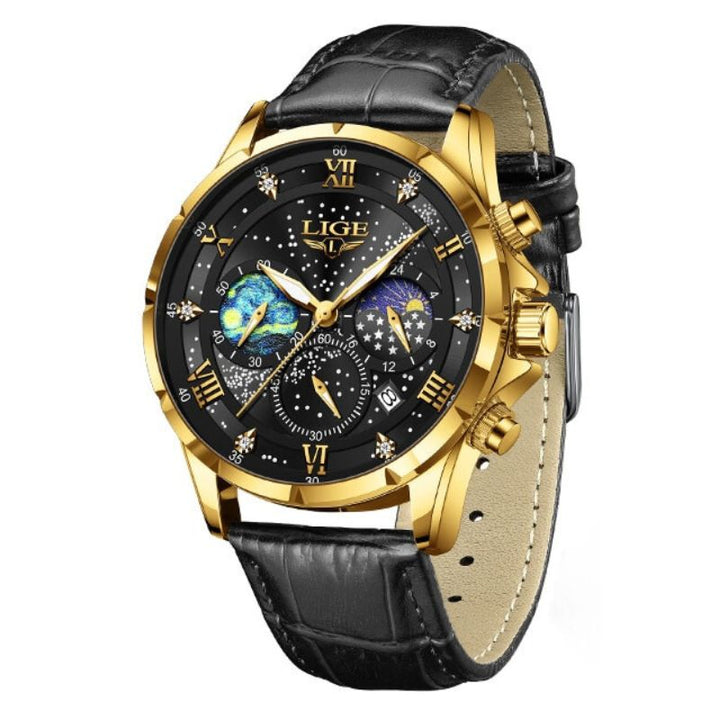 ELEGANTE MONDPHASENUHR