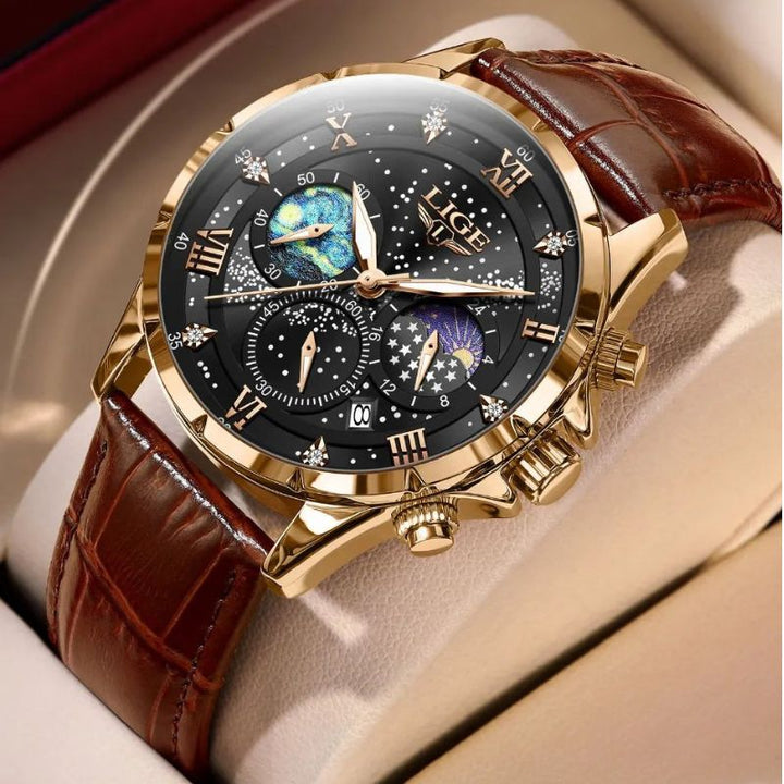 ELEGANTE MONDPHASENUHR