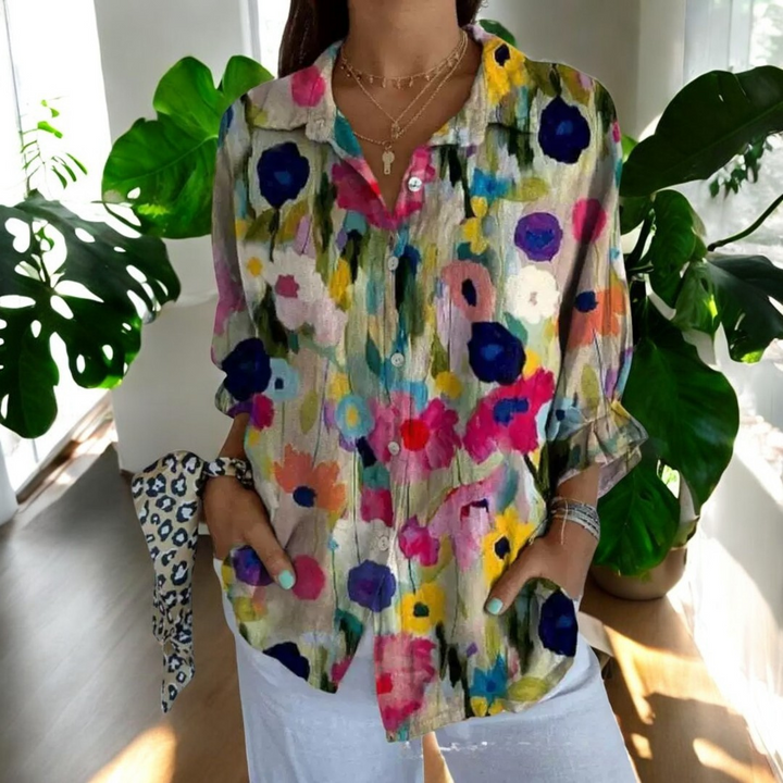 Brooke™ | Blumenbluse – Für zeitlose Eleganz und floralen Charme
