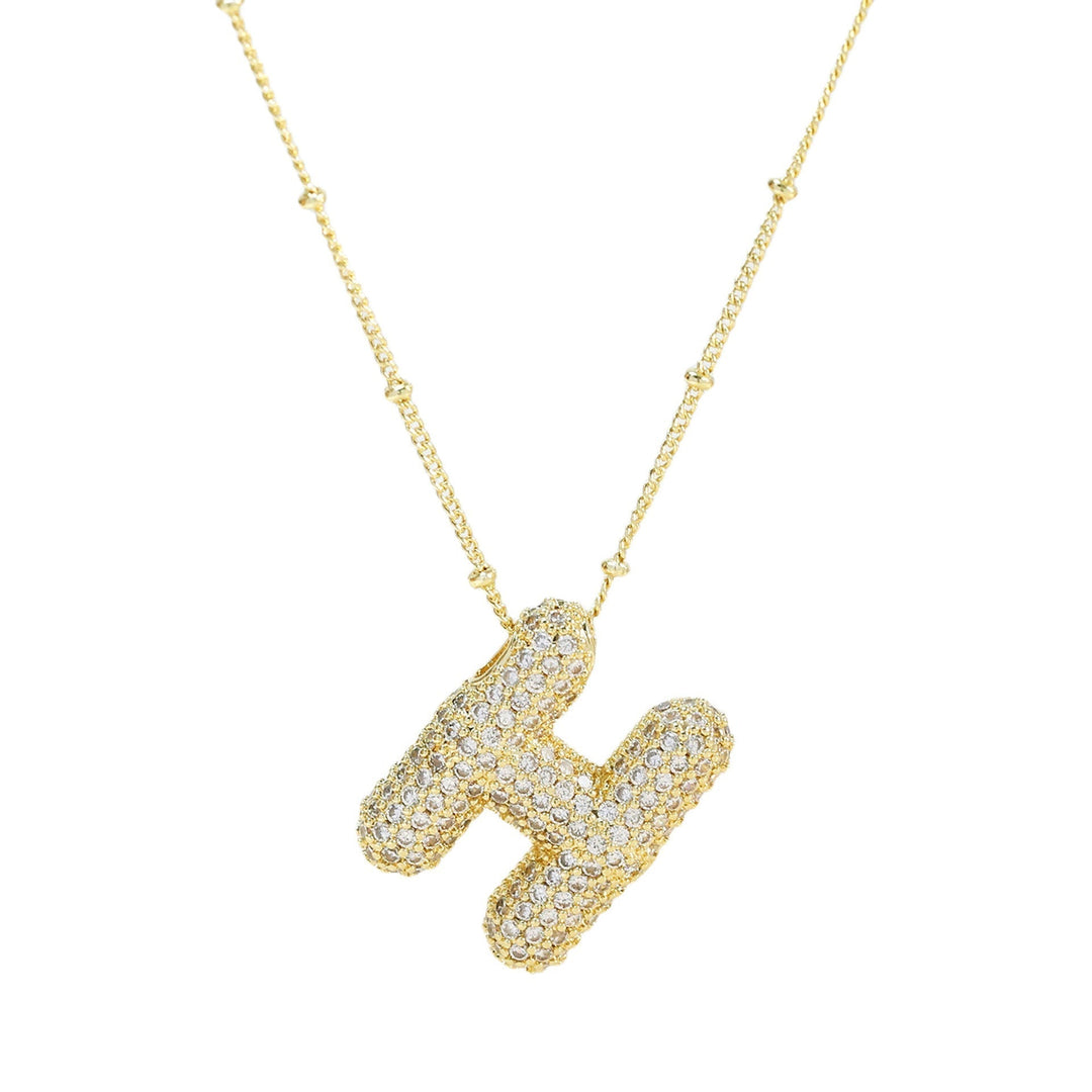 Savannah | Diamond Bubble Letter Halskette