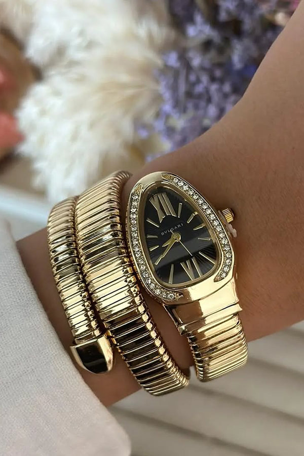 Mariah | Uhr mit Schlangenarmband