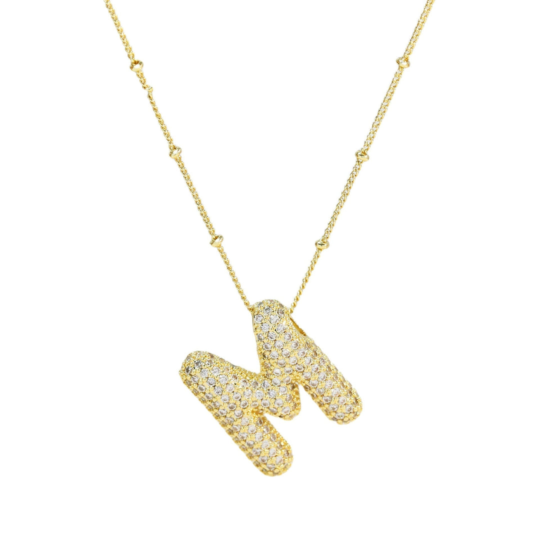 Savannah | Diamond Bubble Letter Halskette