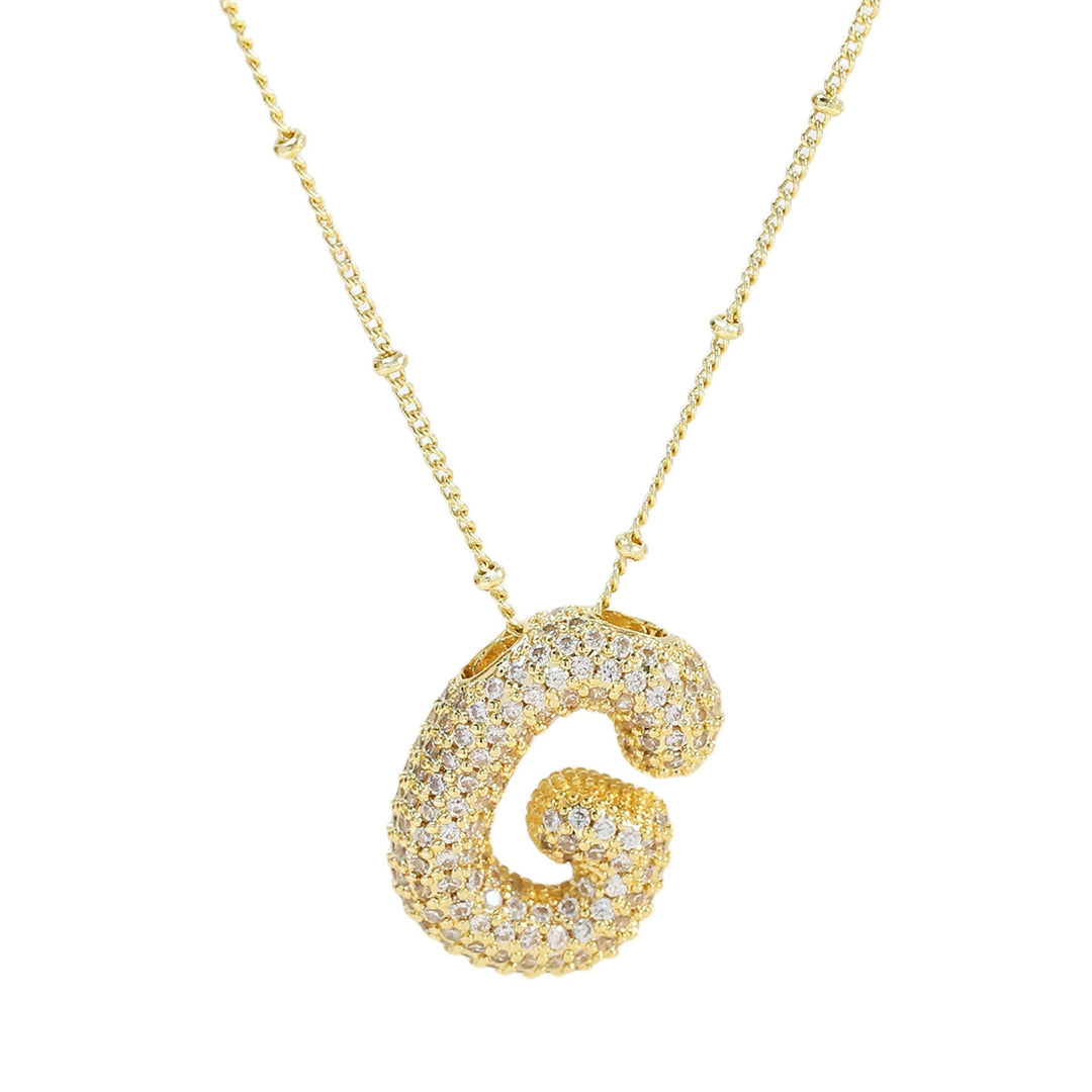 Savannah | Diamond Bubble Letter Halskette