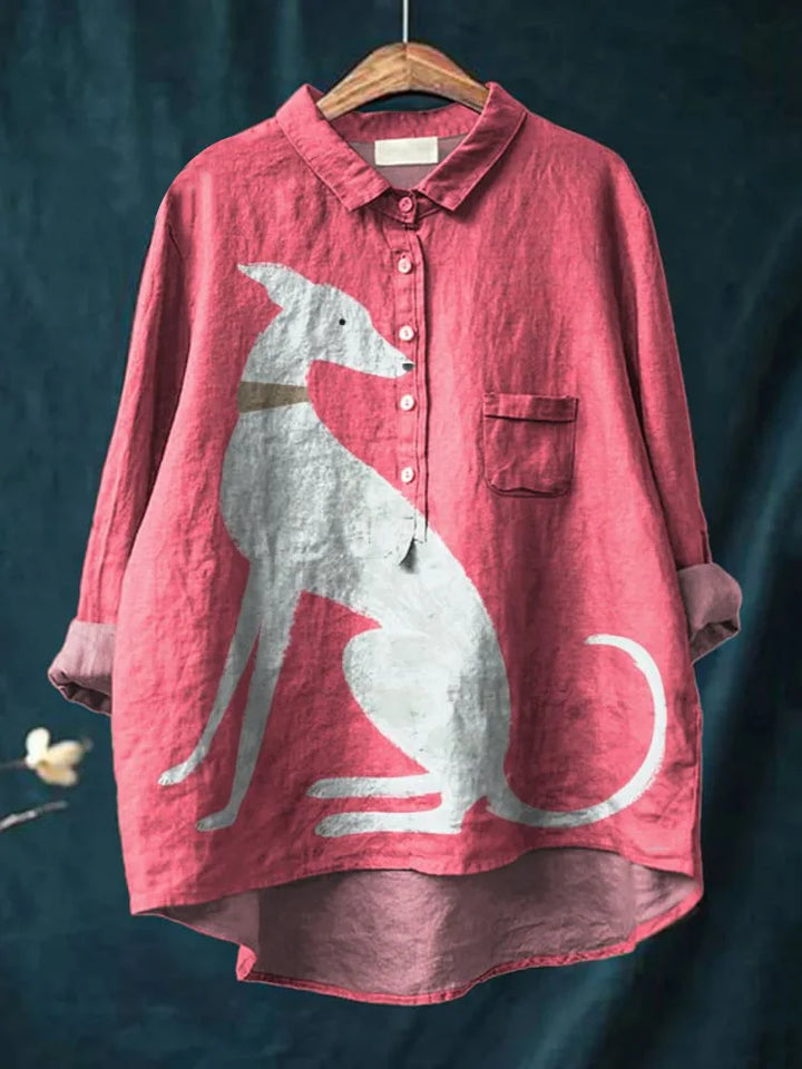 Daisy™ – Künstlerisches Hunde-Shirt mit Statement-Print