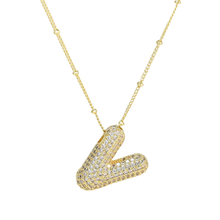 Savannah | Diamond Bubble Letter Halskette
