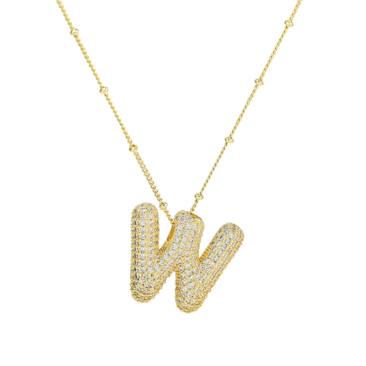 Savannah | Diamond Bubble Letter Halskette