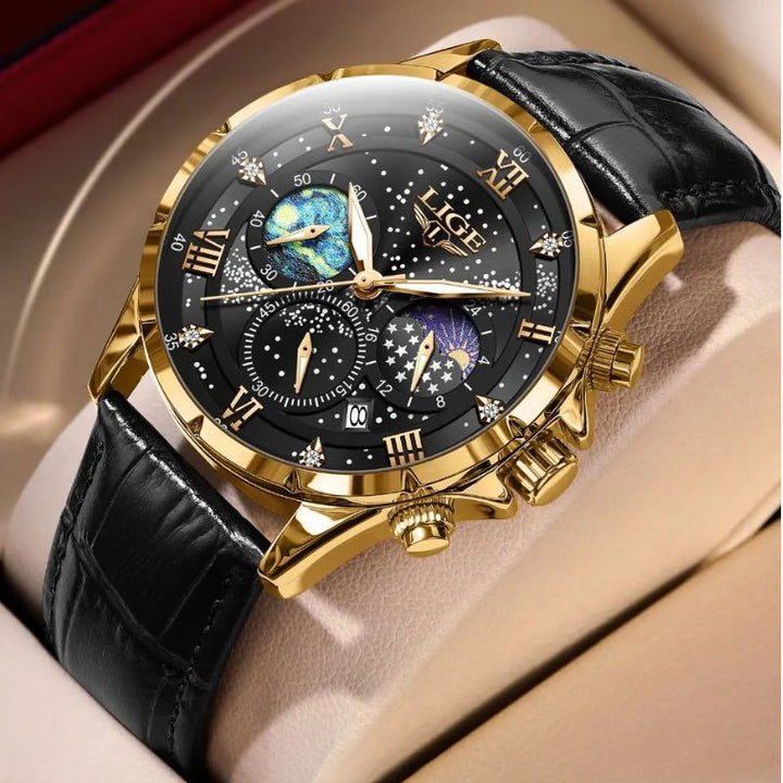 ELEGANTE MONDPHASENUHR