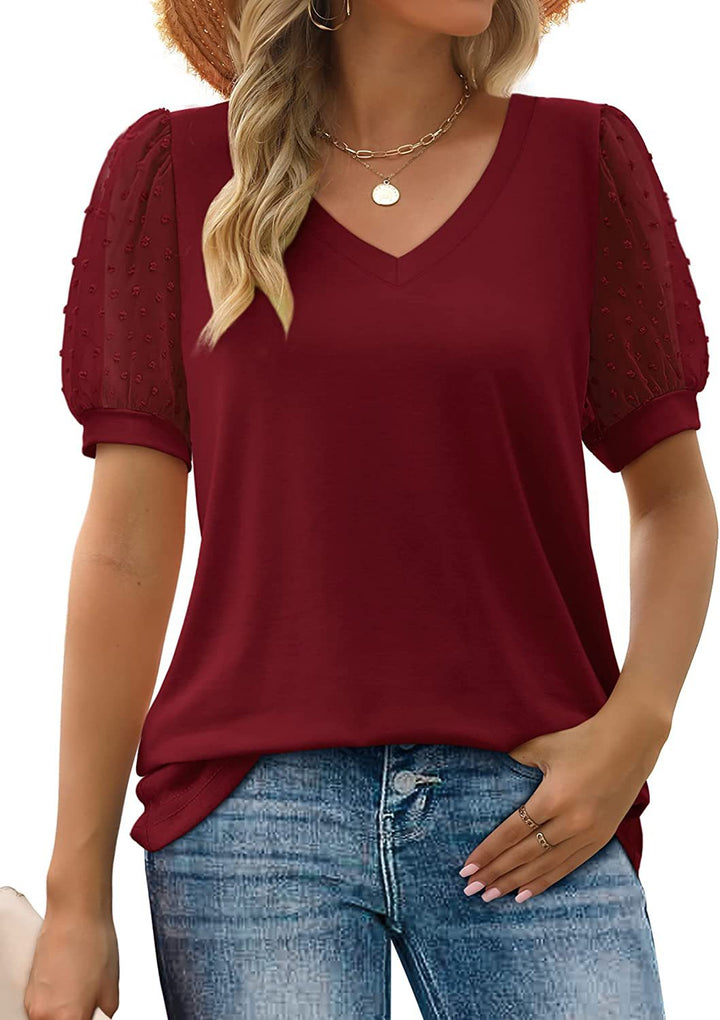 Véronique™ | Elegante Bluse mit Puffärmeln – Für einen raffinierten und femininen Look