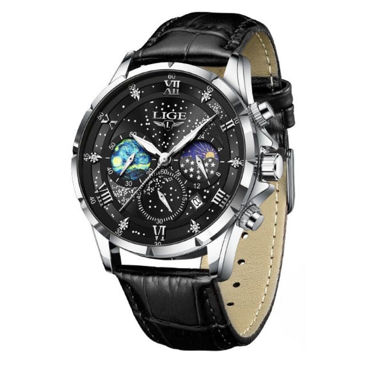 ELEGANTE MONDPHASENUHR