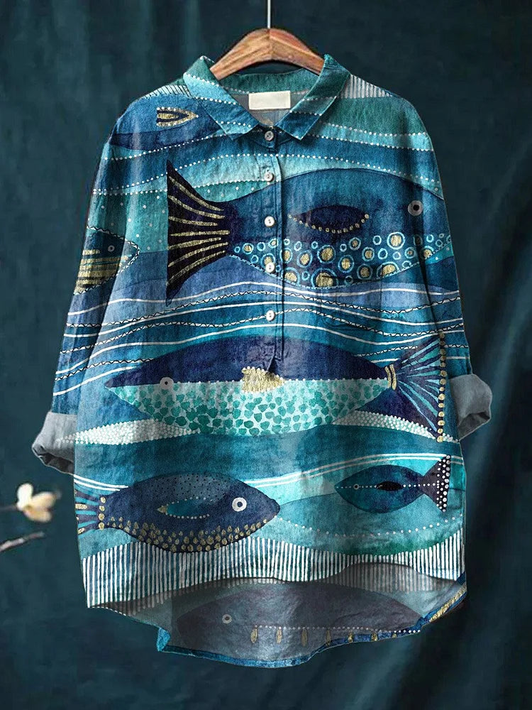 Chloe™ – Stylishes Hunde-Shirt mit Kunst-Print