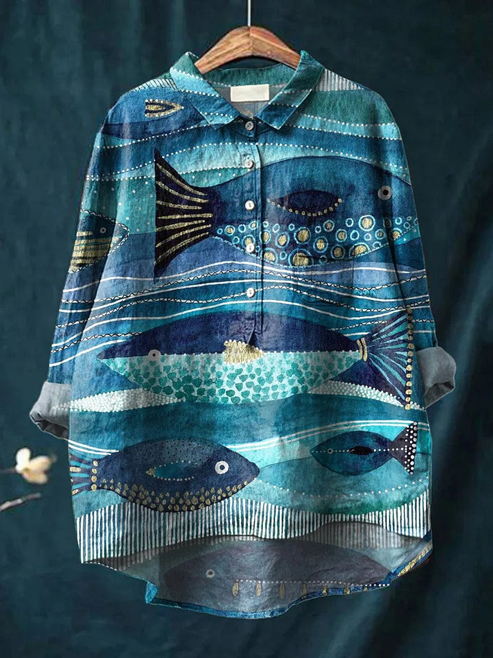 Chloe™ – Stylishes Hunde-Shirt mit Kunst-Print