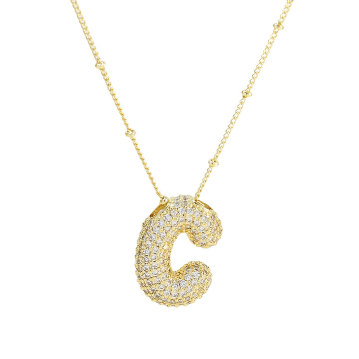 Savannah | Diamond Bubble Letter Halskette