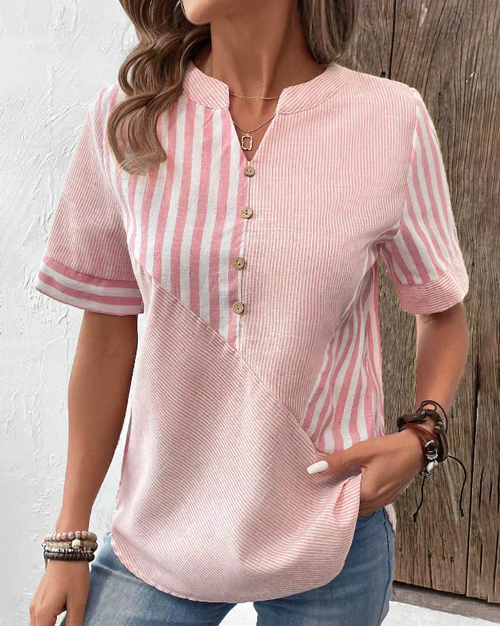 Celie™ | Klassisches Gestreiftes Oberteil – Zeitlose Eleganz und Komfort