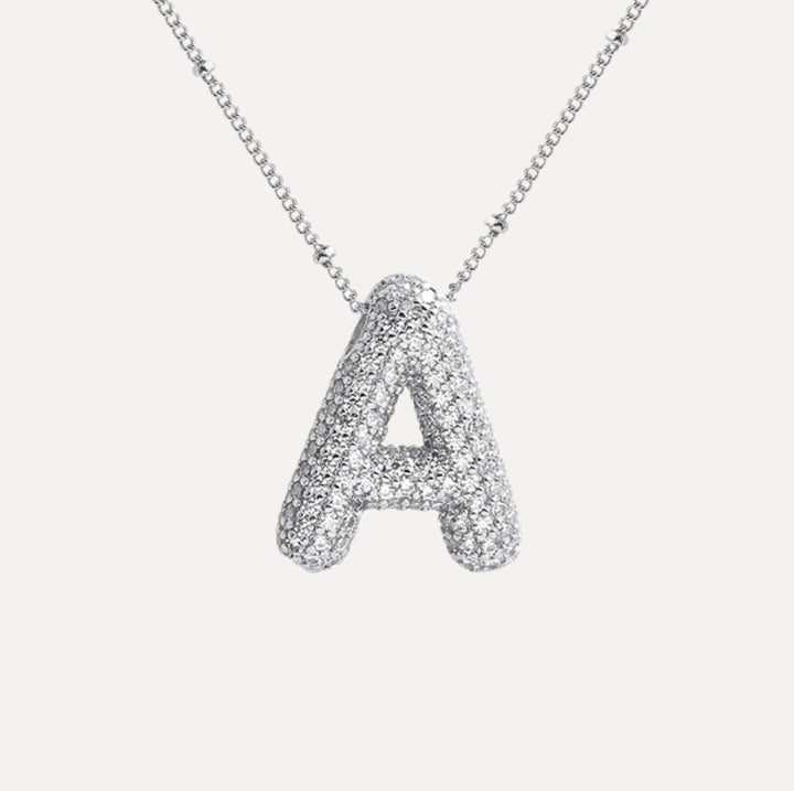 Savannah | Diamond Bubble Letter Halskette