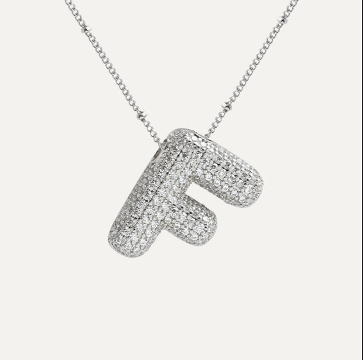 Savannah | Diamond Bubble Letter Halskette