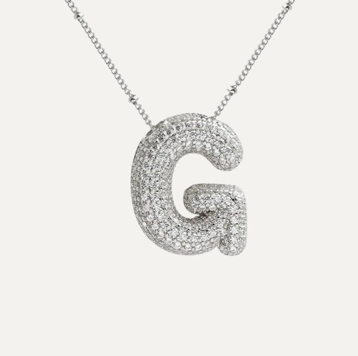 Savannah | Diamond Bubble Letter Halskette