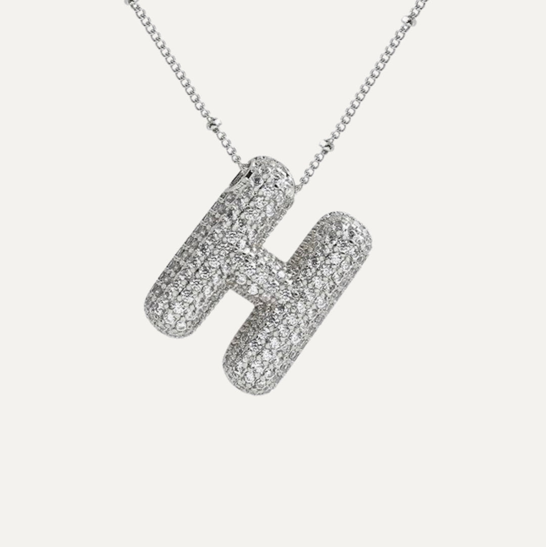 Savannah | Diamond Bubble Letter Halskette