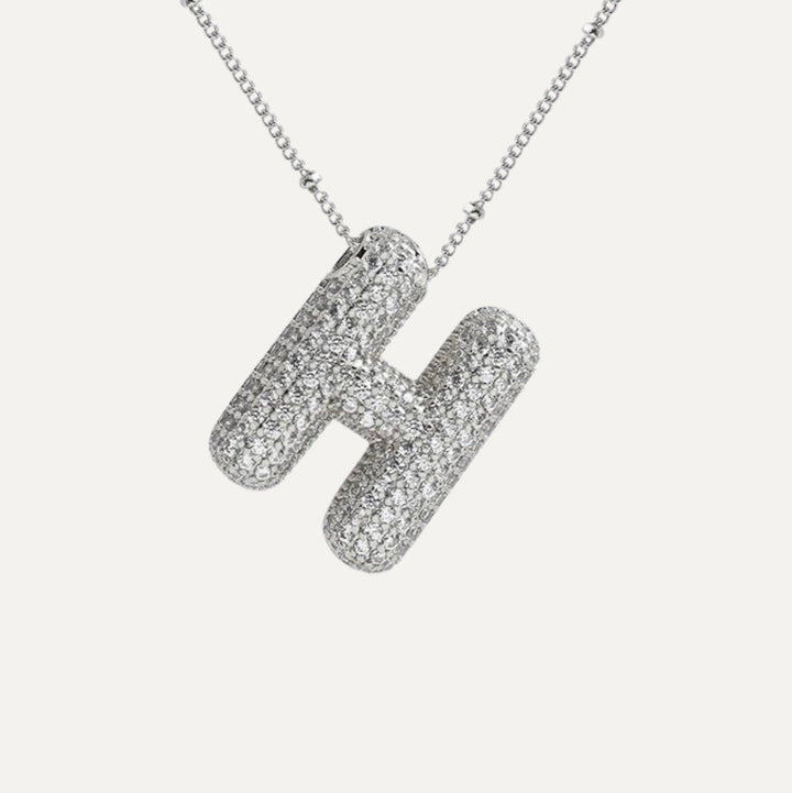 Savannah | Diamond Bubble Letter Halskette