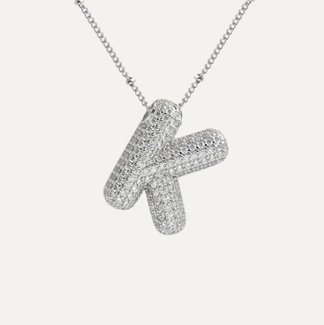 Savannah | Diamond Bubble Letter Halskette