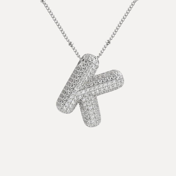 Savannah | Diamond Bubble Letter Halskette