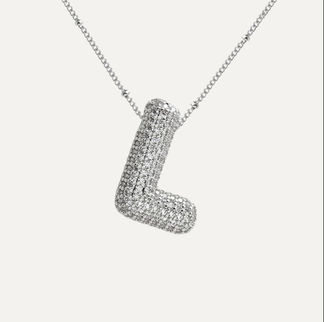 Savannah | Diamond Bubble Letter Halskette