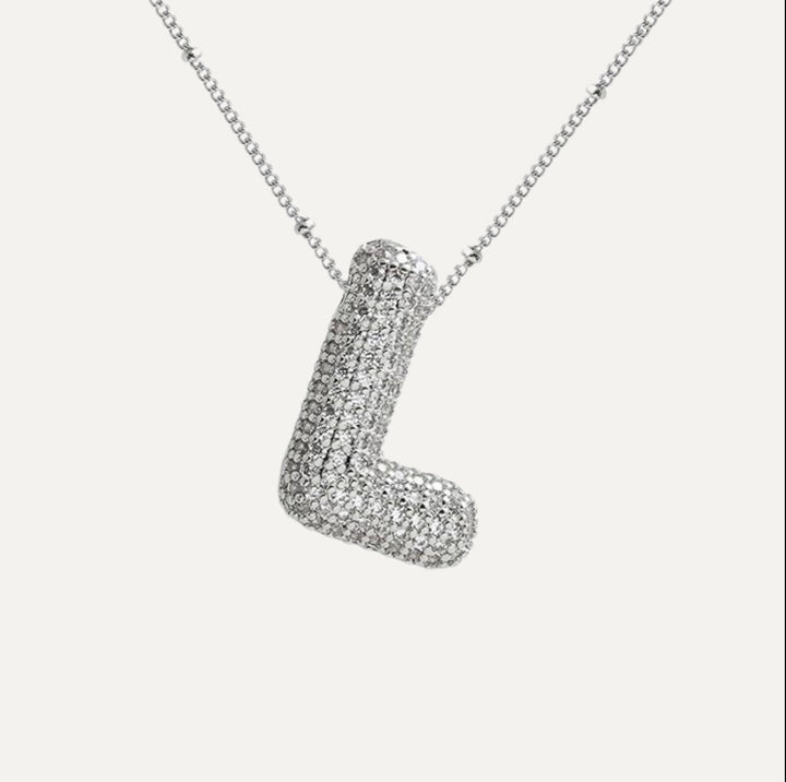 Savannah | Diamond Bubble Letter Halskette