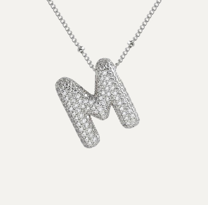 Savannah | Diamond Bubble Letter Halskette