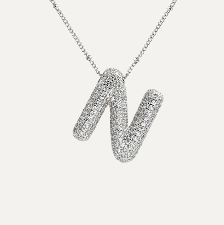 Savannah | Diamond Bubble Letter Halskette