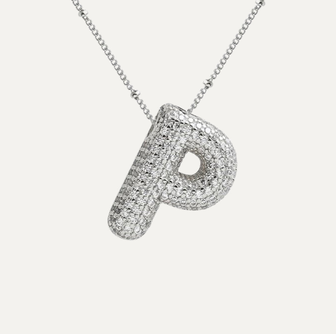 Savannah | Diamond Bubble Letter Halskette