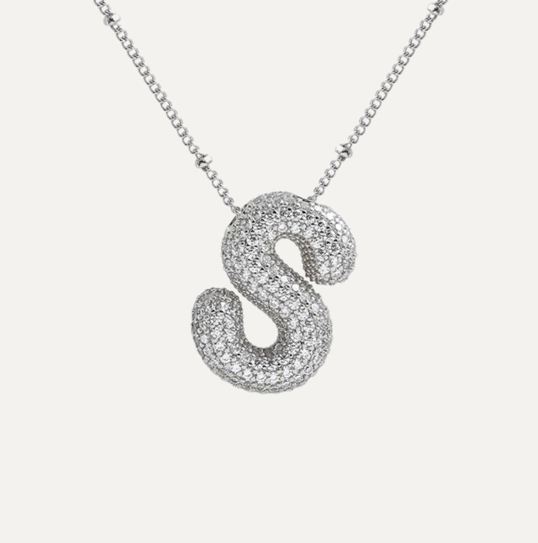 Savannah | Diamond Bubble Letter Halskette