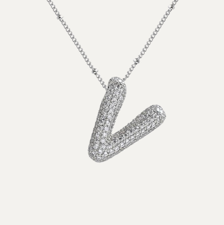 Savannah | Diamond Bubble Letter Halskette