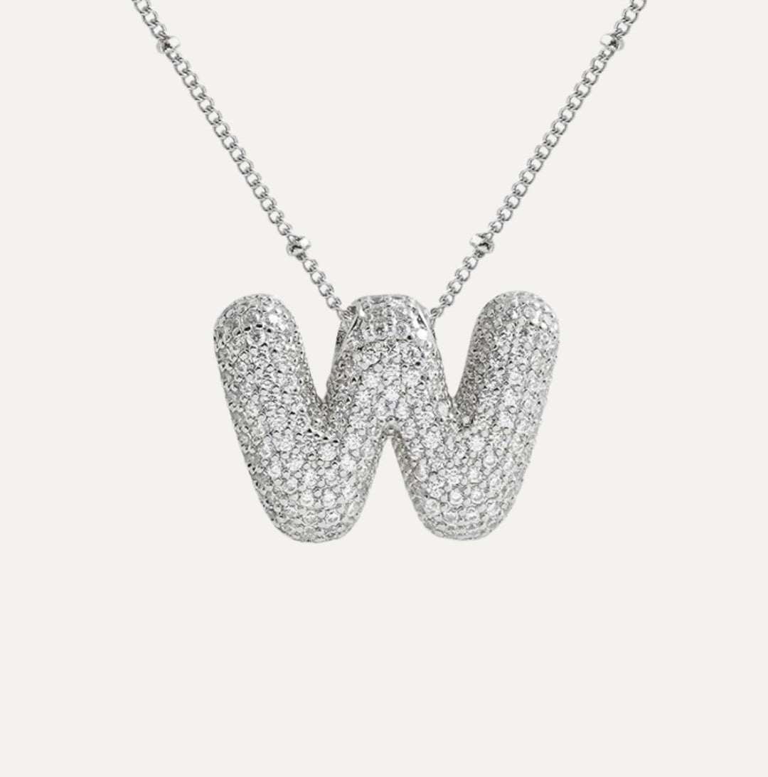 Savannah | Diamond Bubble Letter Halskette