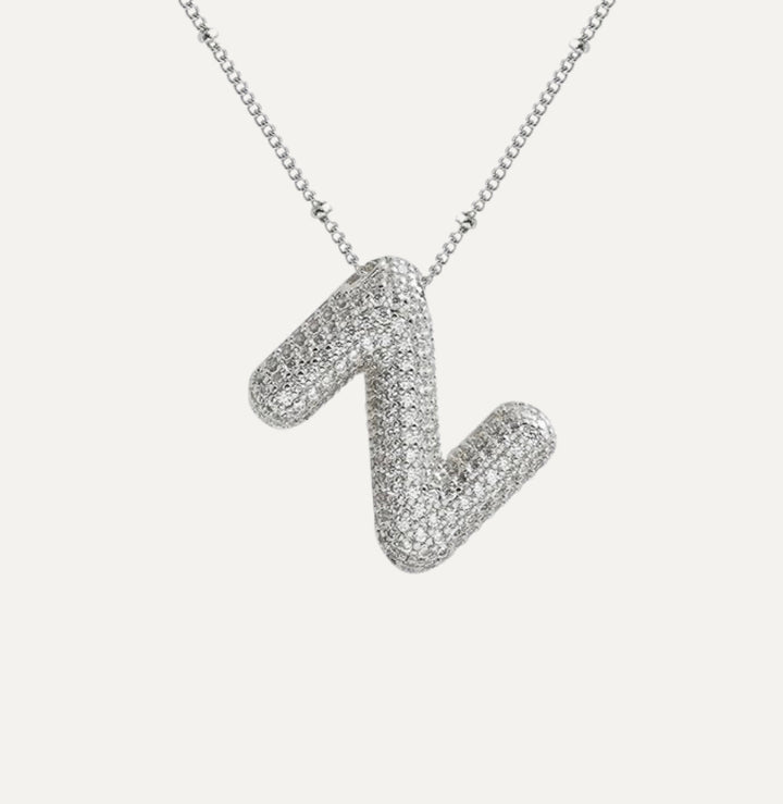 Savannah | Diamond Bubble Letter Halskette