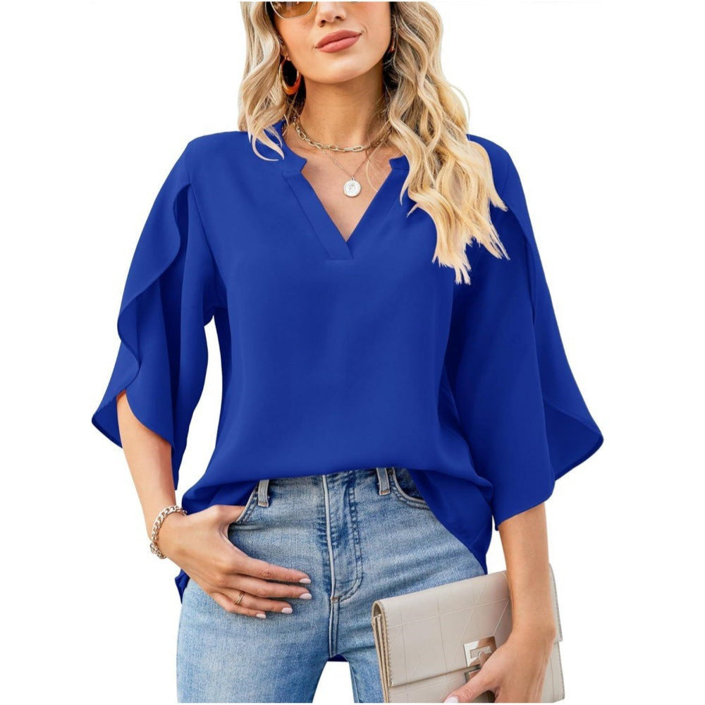 Claire™ | Elegantes Top mit V-Ausschnitt – Für zeitlose Eleganz und Komfort