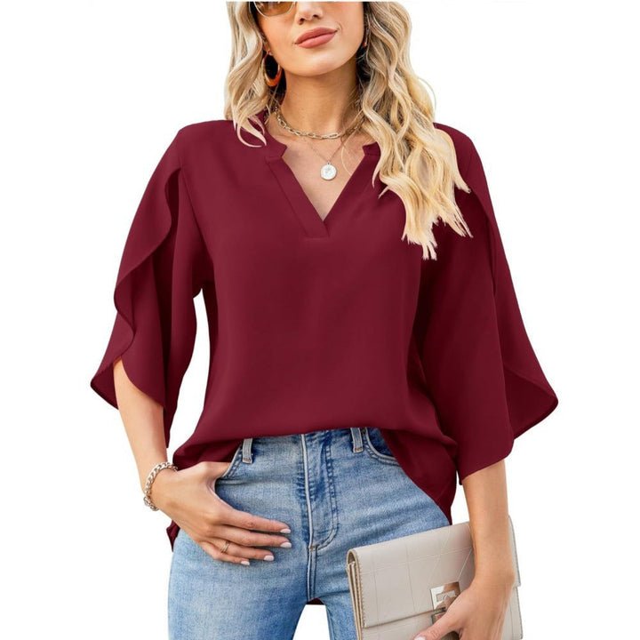 Claire™ | Elegantes Top mit V-Ausschnitt – Für zeitlose Eleganz und Komfort