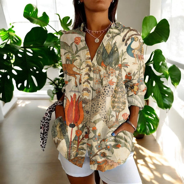 Brooke™ | Blumenbluse – Für zeitlose Eleganz und floralen Charme