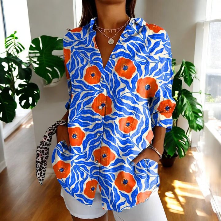 Brooke™ | Blumenbluse – Für zeitlose Eleganz und floralen Charme